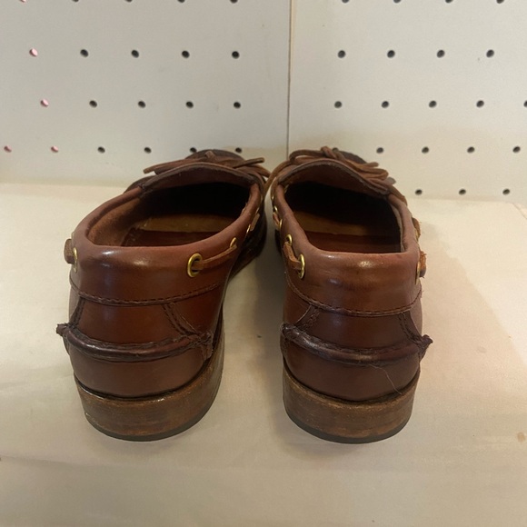Cole Haan Brown Leather Boat Shoe - Picture 2 of 5